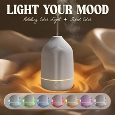 Essential Oil Diffuser 100ml Ultrasonic Aroma Diffuser,Auto Shut-Off 7Colour LED