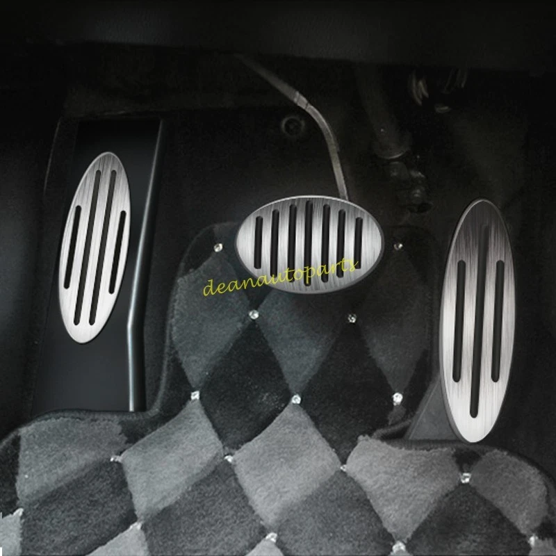 Kit de cubierta de pedal de acelerador de reposapiés de coche para Mini Cooper R55 R56 R58 R59 R60 R61 Foto 2 de 4