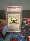 Pokémon 1999 Jungle Snorlax 1st Edition PSA 10 Rare #27/64 English