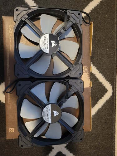 2 Corsair PC Cooling Fans 140mm - Photo 2/4