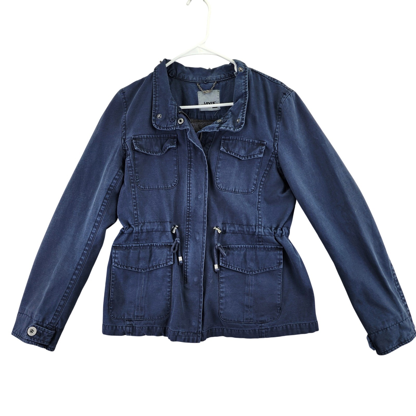 Levis Utility Field Chore Jacket Drawstring Waist… - image 1