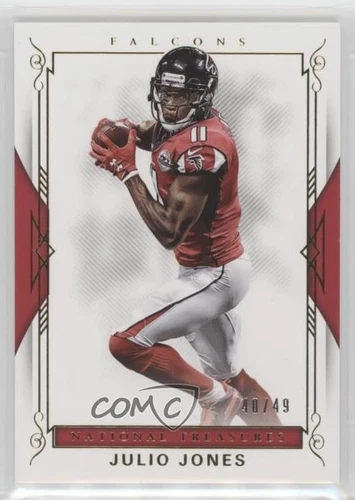 2017 Panini National Treasures Gold /49 Julio Jones #61