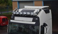 DachträGer +Led +Flecken FüR Volvo FH4 2013-2021 Globetrotter XL Cab Schwarz