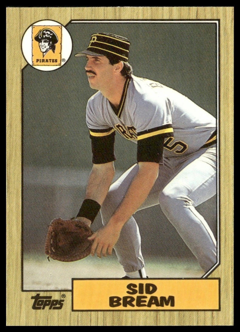 1987 Topps #35 Sid Bream Collector's Edition (Tiffany)