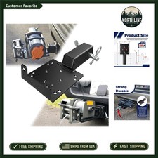Sturdy Winch Mounting Plate With 2 Receiver - Supports 16500 Lbs Pull Force