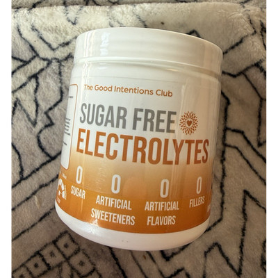 The Good Intentions Club Sugar-Free Electrolytes Powder Orange 60 Servings