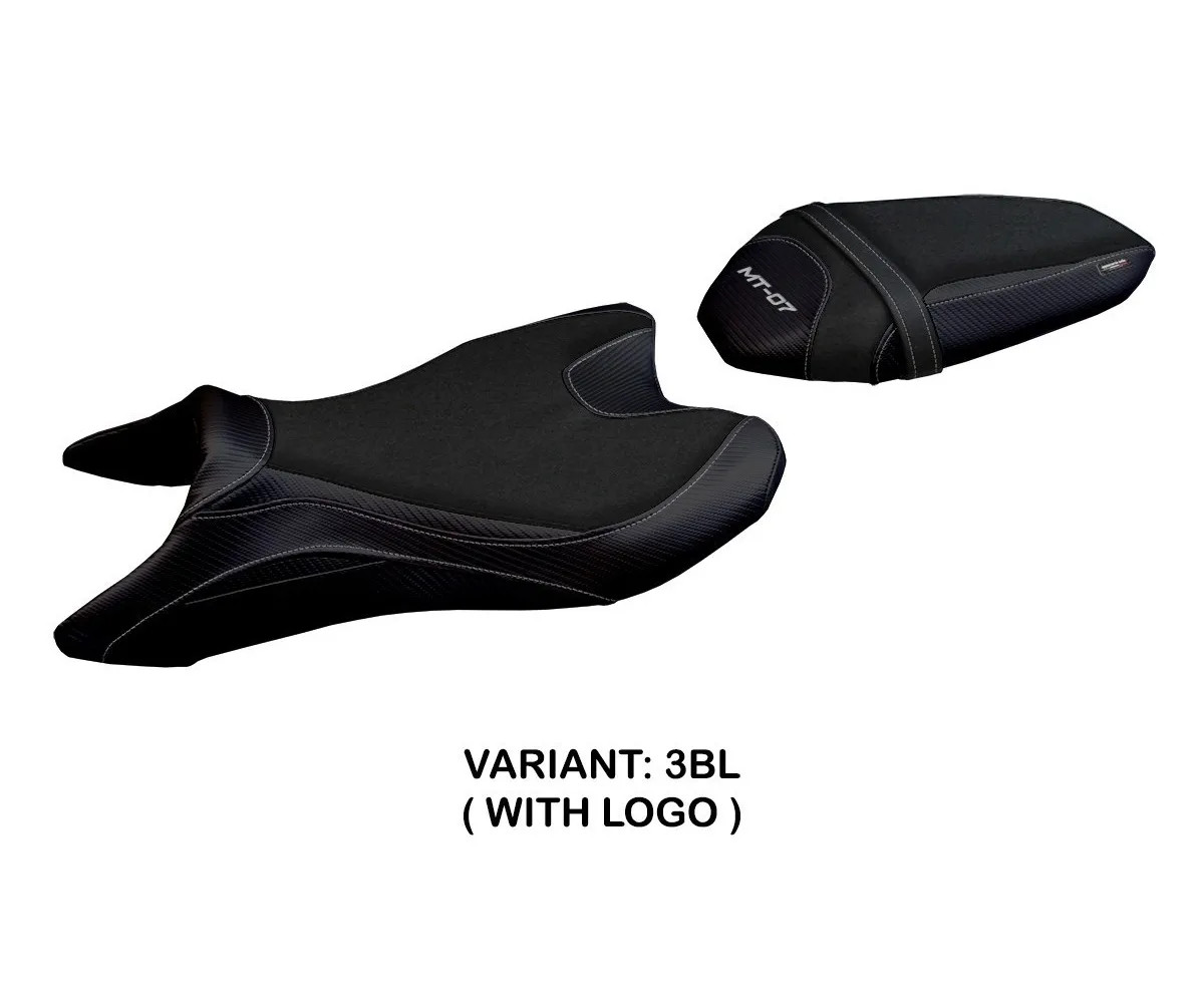 Seat saddle cover Sanya Ultragrip Black (BL) TPZ YAMAHA MT-07 2018 2020 1Be
