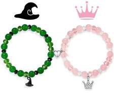 Valentines Day Bracelet Gifts for Women One Size, Rhinestone Crown Witch Hat