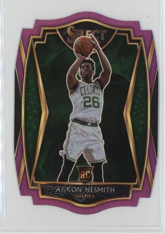 2020-21 Panini Select Premier Level Purple Prizm Die-Cut 19/99 Aaron Nesmith nd3