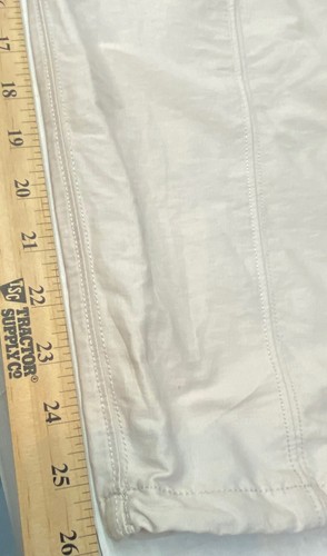 Free People Movement One Piece Khaki Jumpsuit L Multi Pockets Cinch Bottom NWT - Picture 10 of 10