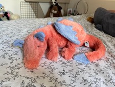 Genuine Jellycat Large 50cm Persimmon Dragon BNWT *INCLUDES DUSTBAG*