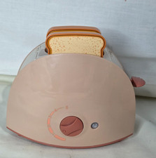 Yalujumb Kids Pretend Play Toy Toaster w/Toast Pop up Battery operated