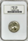 1939 PROOF WASHINGTON QUARTER NGC PF67 OLD FATTY HOLDER