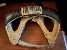 Vintage Tuf-Wear Boxing Black Headgear-Size Large-RARE