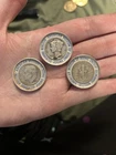 Set Of 3 Neutron Irradiated Dimes