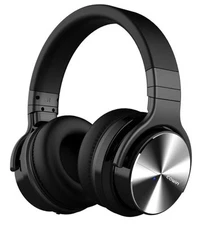 Cowin E7 Pro Wireless Active Noise Cancellation Over The Ear Headphones Black 