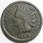 1864 Indian Head Cent - Bronze - #11444-5