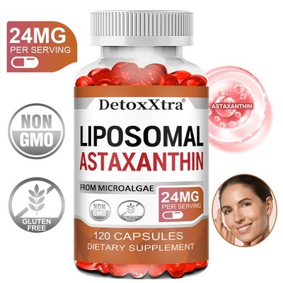 Liposomales Astaxanthin 30 120 Weichkapseln Gleicht Die Hautzellgesundheit