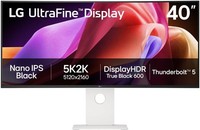 LG UltraFine 40U990A-W.AEK 5K2K 40 Curved Nano IPS Black Monitor - White - VAT