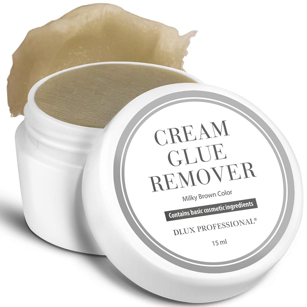 Eyelash Extensions Cream Glue Remover - 15ml, Natural Pigment, Professional E...