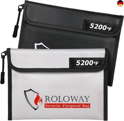 SEKAM Feuerfeste Tasche (24,4 x 16,8 cm) 5200? Hitzeisoliert, Feuerfeste