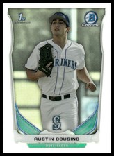 2014 Bowman Draft #CDP82 Austin Cousino Chrome Refractors