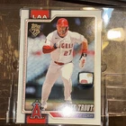 Mike Trout Angels #27 jumbo Baseball Card and Bitty Pop Mike trout
