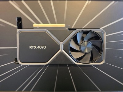 NVIDIA GeForce RTX 4070 FOUNDERS EDITION WITH BOX