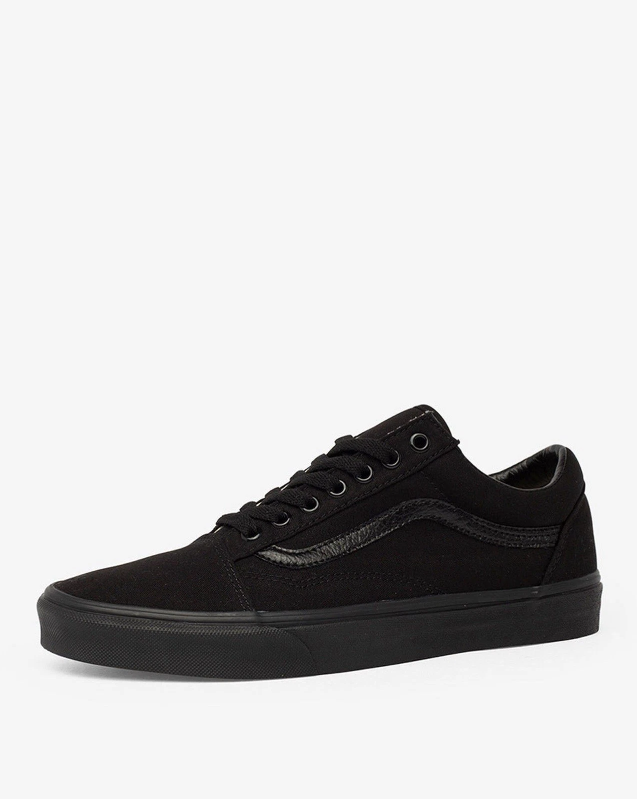 Vans Old Skool Womens Size 6.5 Men 5 Triple Black Athletic Skateboard Sneakers