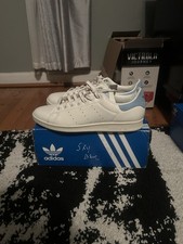Adidas Stan Smith White/Light Blue Men s Size...