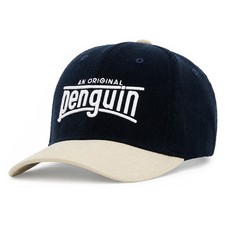 Original Penguin Men's Two-Tone Corduroy Golf Hat - Adjustable Golf Cap, New
