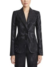 Lafayette 148 New York Petite Peak Lapel Wool Silk-Blend Blazer Women's 6