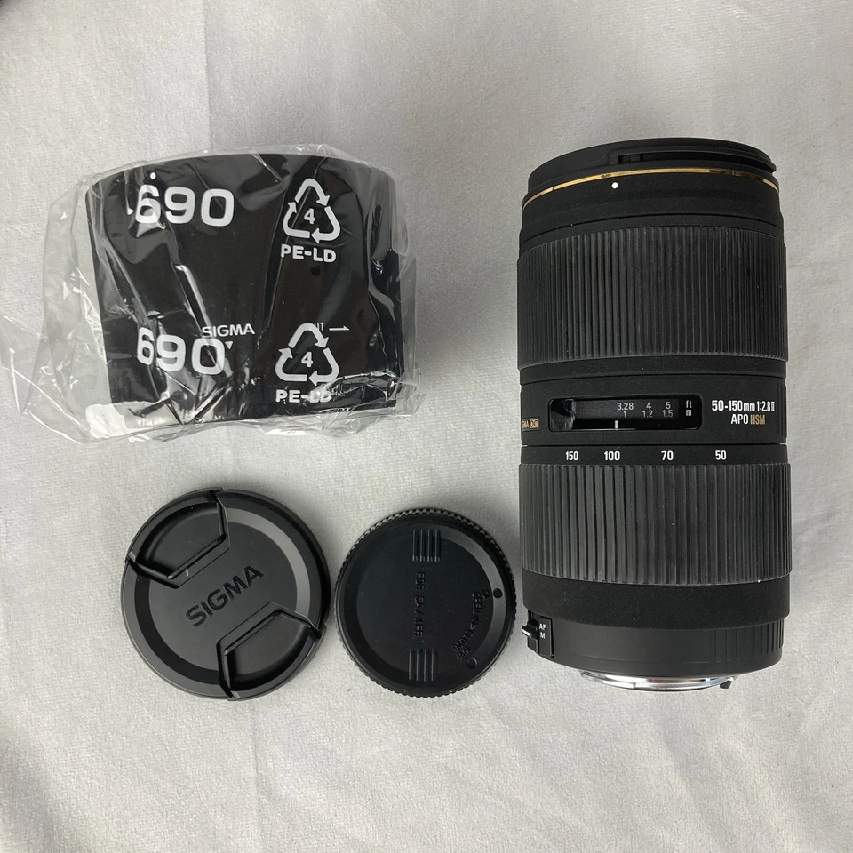 Sigma 50-150mm F/2.8 II APO EX DC HSM for Sigma AF SA Mount w/ Box, Bag, Manual - Image 2 of 4