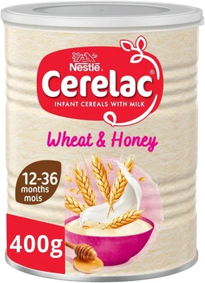 Cerelac Honey & Wheat Toddler Cereal with Milk 400g From 12 Months+ Pack of 1