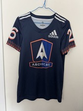 PLL Archers Tom Schreiber #26 Adidas Jersey Adult S Small Lacrosse Princeton
