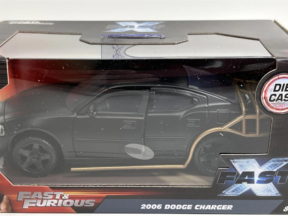 Fast And Furious Fast X 2006 Dodge Charger Auto Da Rapina 1:32 Scala Jada 33374 - Immagine 3 di 4