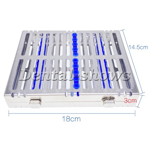 PREMIUM DENTAL AUTOCLAVE STERILIZATION CASSETTE RACK BOX TRAY 5/10/20 INSTRUMENT - Picture 7 of 10