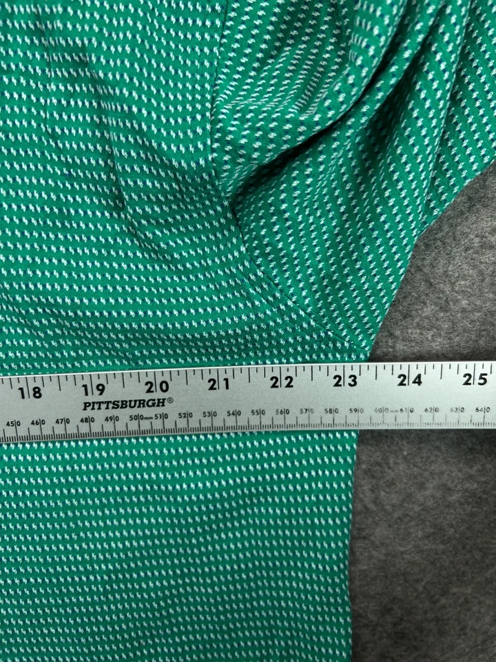 Polo de golf Bolle para hombre grande textura verde años 60 2 capas mercerizada manga corta Foto 2 de 4