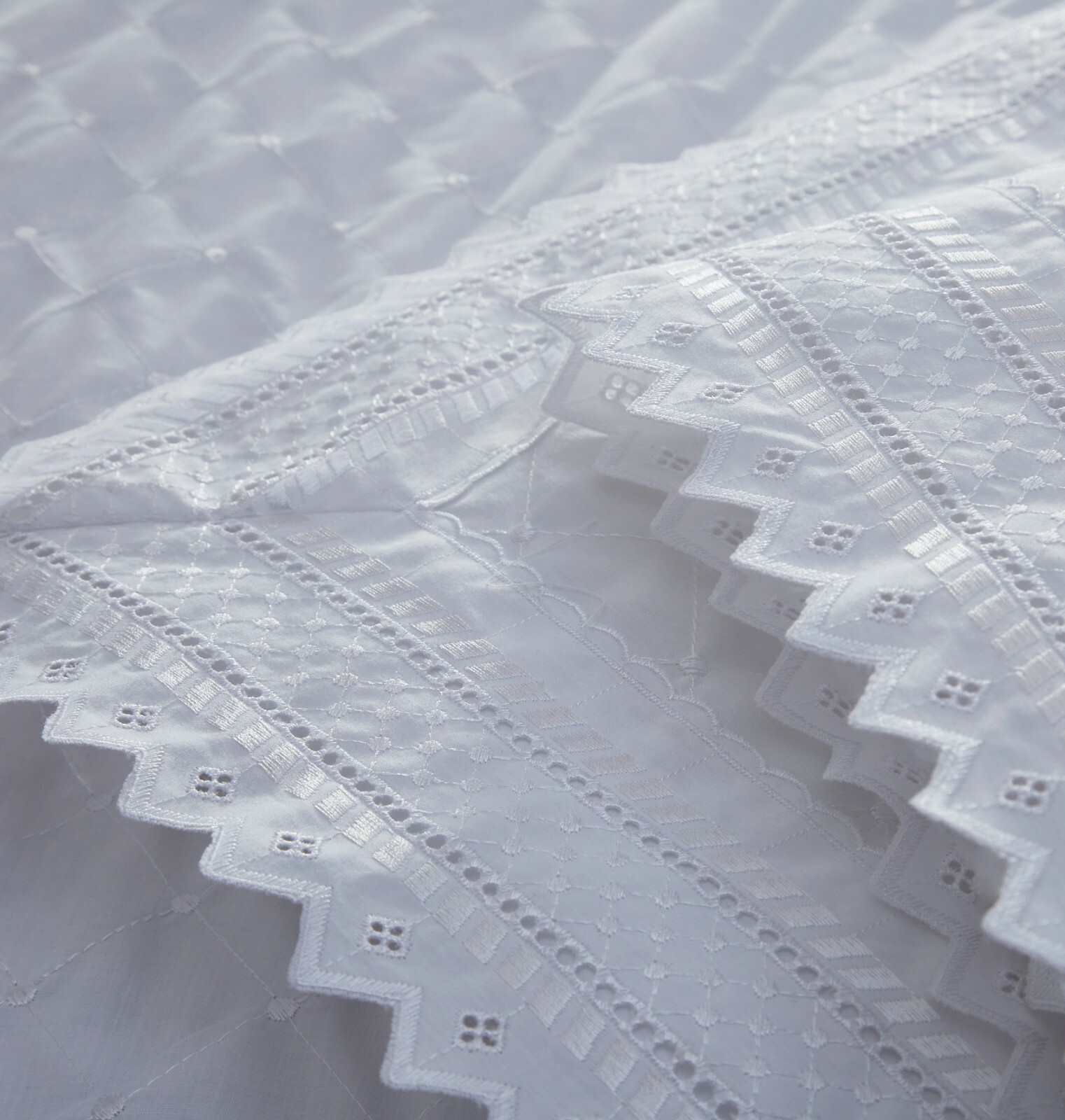 Balmoral Broderie Anglaise Duvet Cover Bed Sets or Pillowcases Bedding Bedlinen eBay