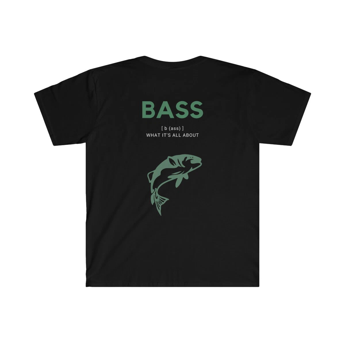 Softstyle Fishing Shirt, Bass Fishing Shirt, Sports Fishing Shirt
