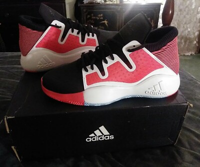 Mens Adidas Basketball Shoes size Pro Vision Brand New Black Orange  White