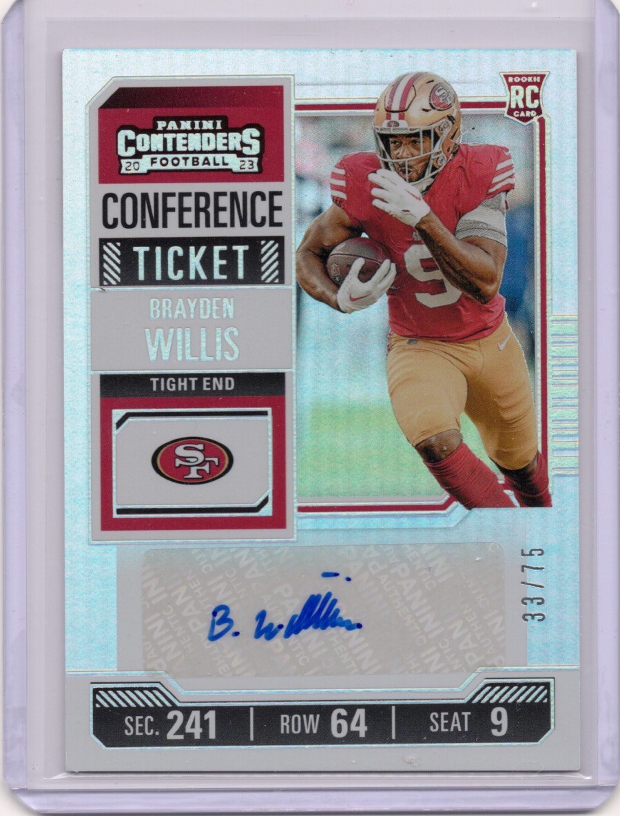 Brayden Willis Panini Contenders #206 Conference Ticket
