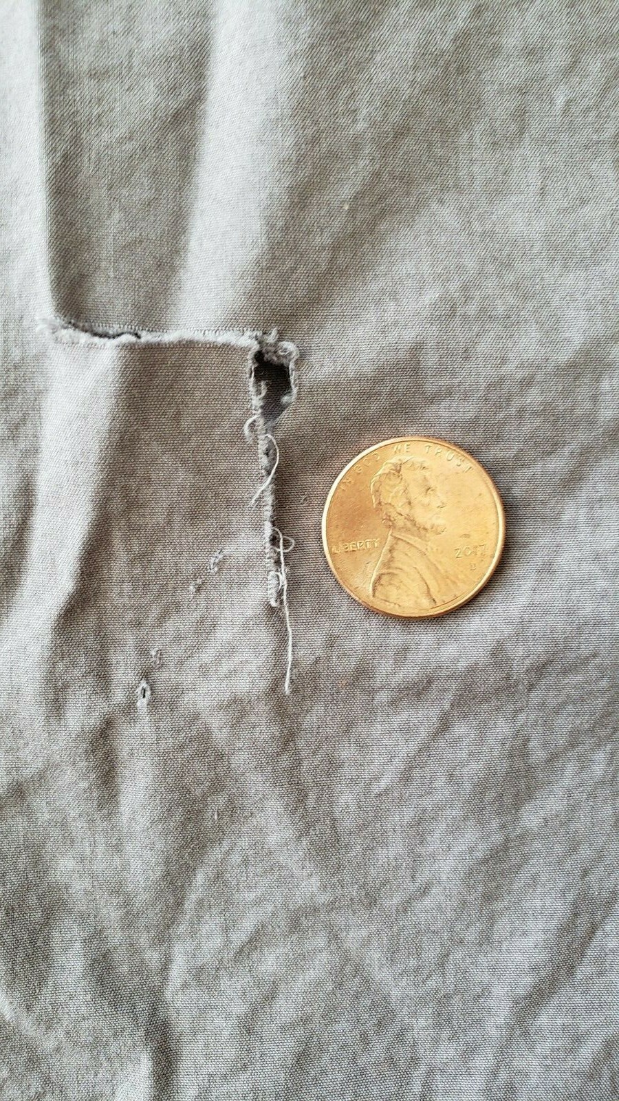 Native Code Solid Gray Button Front Long Sleeve M… - image 6