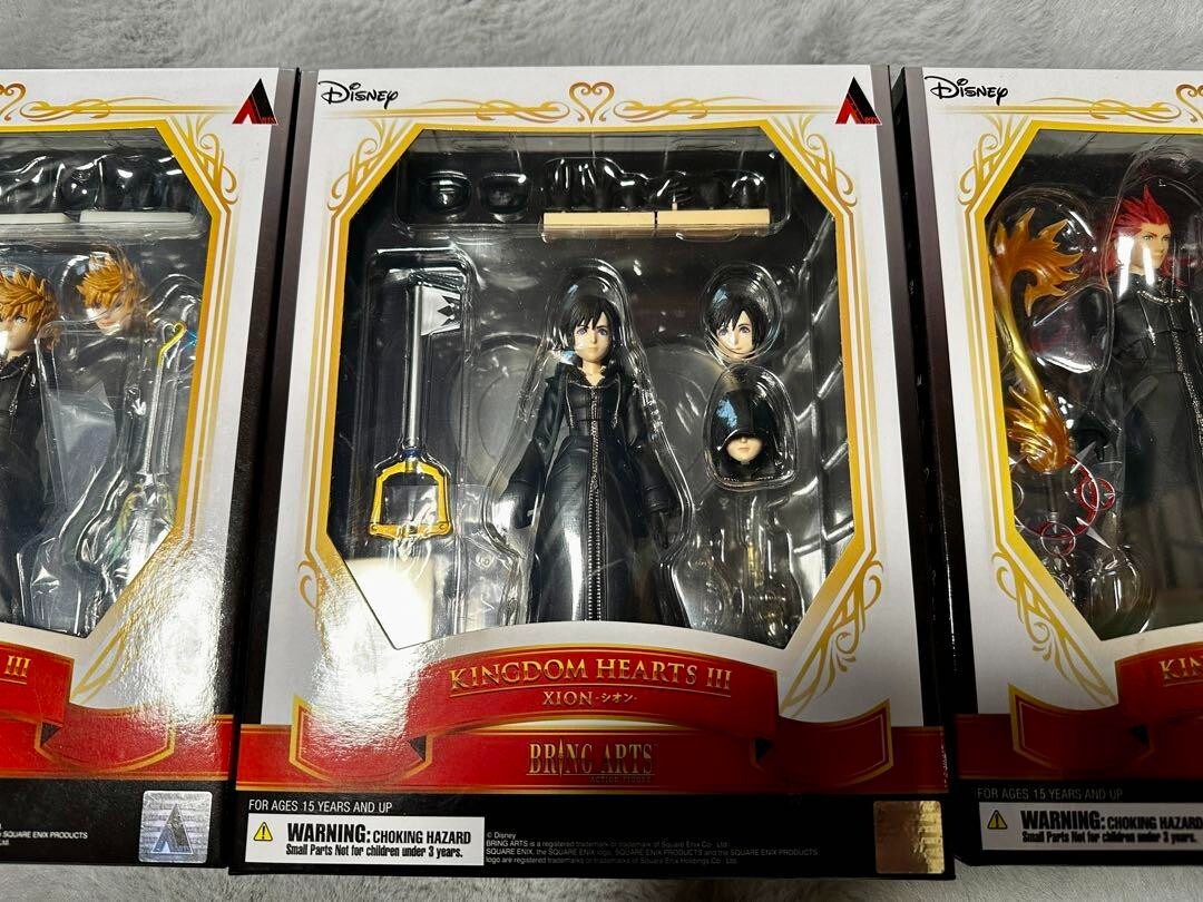 Disney Kingdom Hearts Bring Arts Xion Roxas Axel Figure
