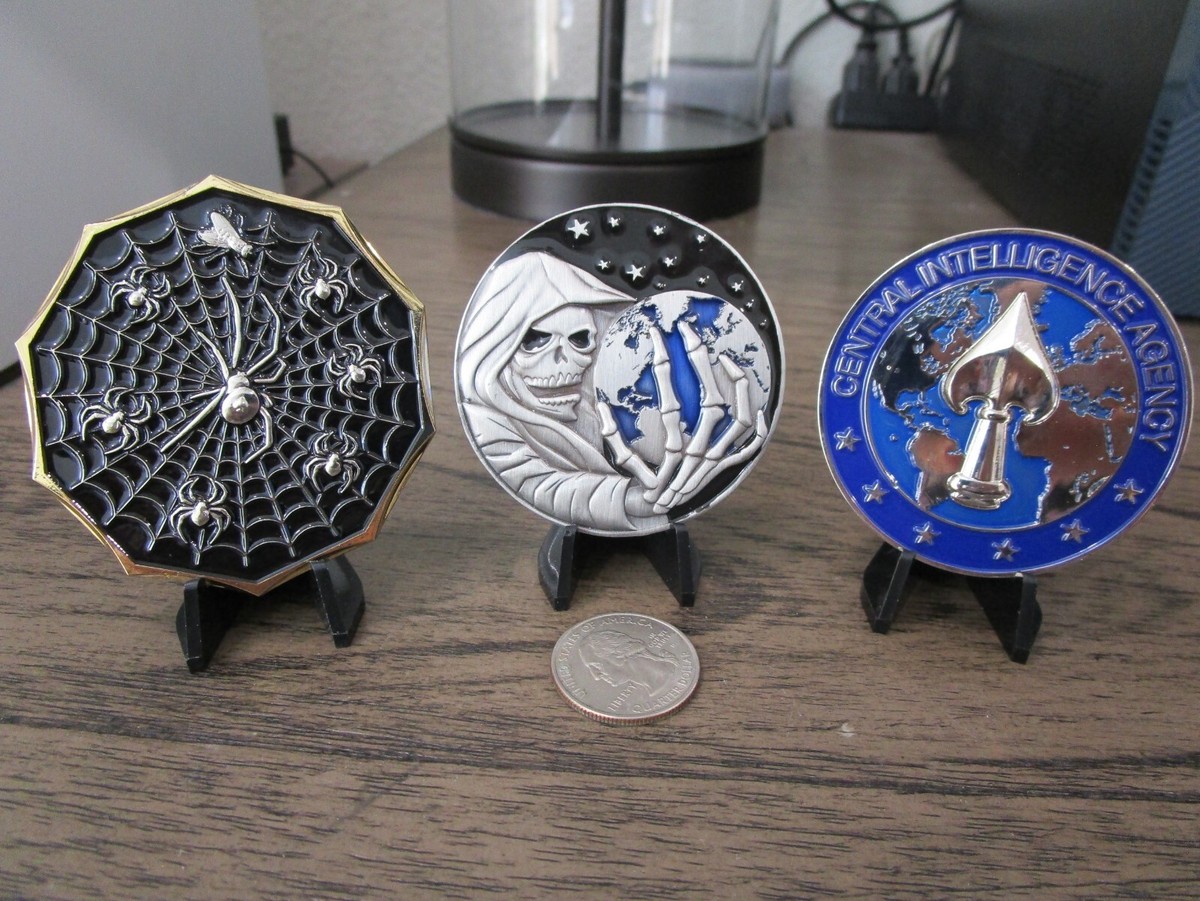 3 CIA Challenge Coins GRS Global Response Staff SAD Special 3 CIA Challenge Coins GRS Global Response Staff SAD Special