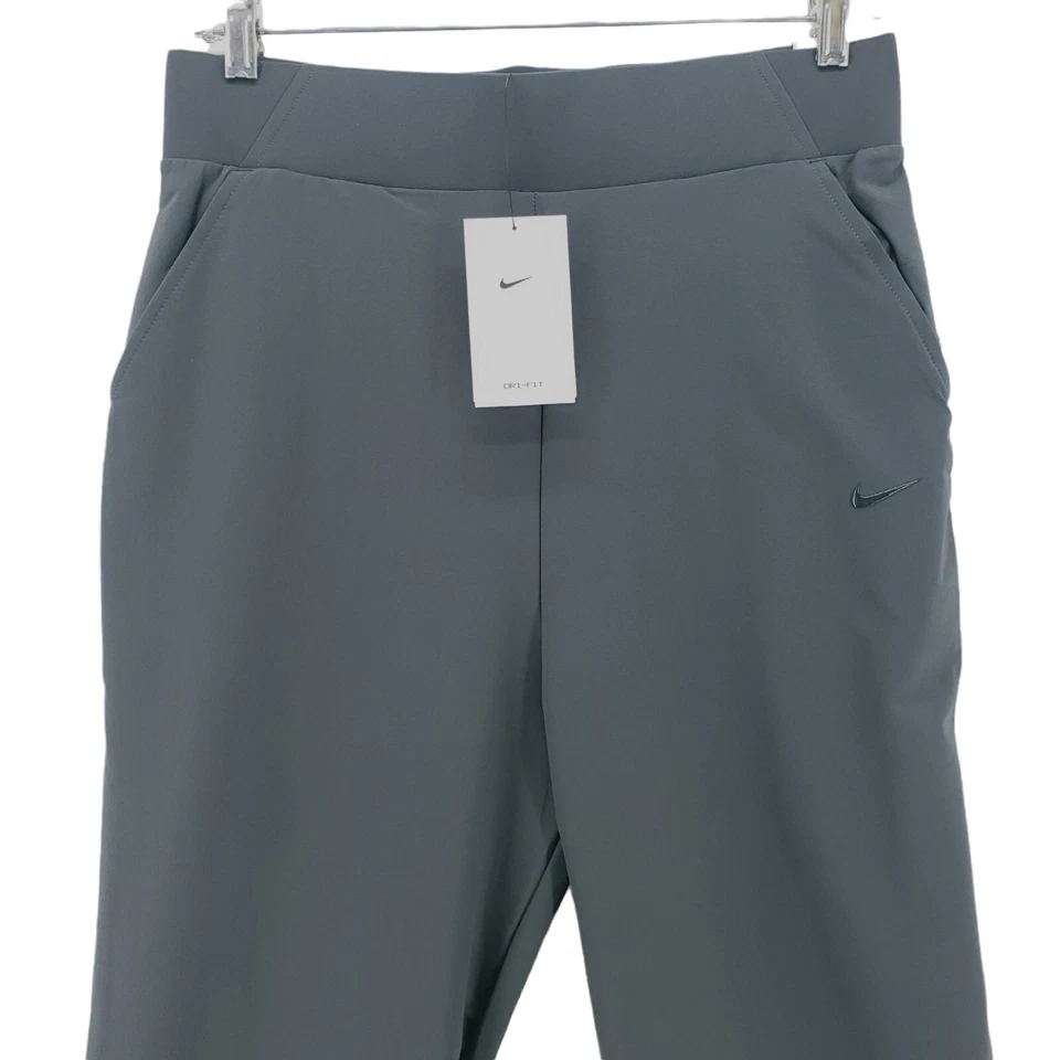 NUEVO CON ETIQUETAS NIKE Bliss Luxe Pantalones de Entrenamiento Joggers Dri-Fit GRIS HUMO OSCURO Talla M L XL Foto 4 de 4