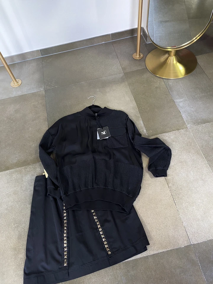 NÜ Denmark Rock Schwarz Ziersteine NEU M - Bild 2 von 4