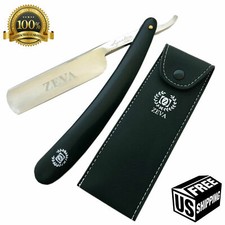 ZEVA CLASSIC SHAVE READY MEN BARBER STRAIGHT EDGE RAZOR RASOIR  TRAVELING CASE