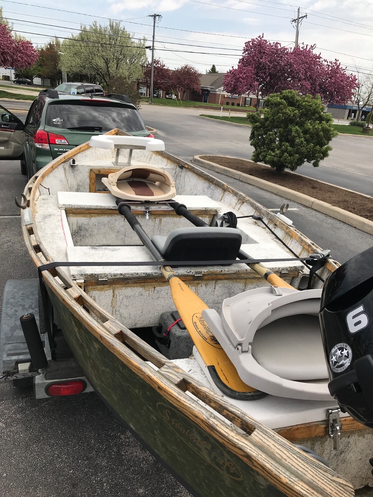 Drift boat used, Stealthcraft, trolling motor, Sawyer CF oars eBay