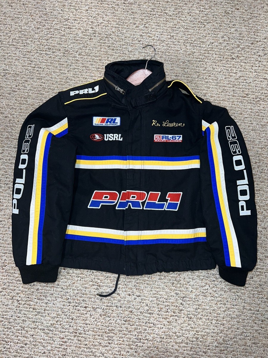 NEW Polo Ralph Lauren PRL1 Racing Logo Canvas Racing Jacket
